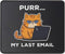 Cat Mouse Pad - Funny Humor Sarcastic Mouse Mat for Work Gaming Office Home - Personalized 9.5 x 7.8 Inch Mousepads for Kitten Lovers Cat Mom Gift...