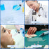 JMU 10 Pcs Dental Irrigation Syringe with Curved Tip, 12cc Wisdom Teeth Syringe with Measurement, Curved Syringe Dental, Tonsil Stone Syringe for ...