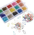 KISSITTY About 600pcs/box 15 Colors Bulb Safety Pins 22mm Calabash Quilting Sewing Pin for Clothing Crafting Home Office Use Art Craft Sewing Jewe...