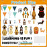 75 PCS Pet Classroom Bulletin Board Decorations Puppy Bulletin Board Decorations Cute Dog Paw Cutouts Learning is Pawsitively Fun Bulletin Board S...