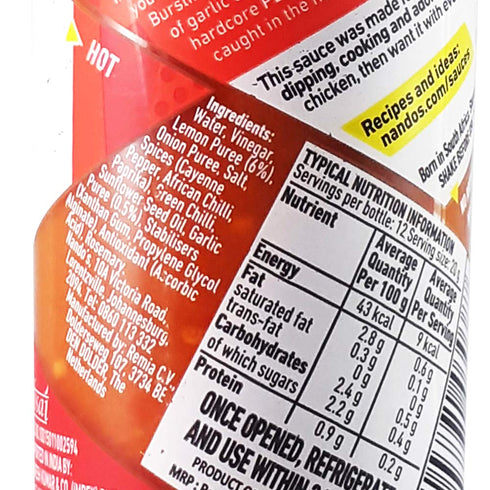 Nando's Hot Peri-peri Sauce 250ml...