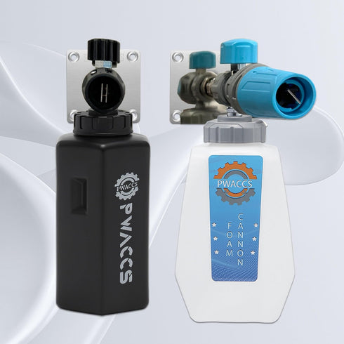 PWACCS Pressure Washer Foam Cannon Holder, 1/4" Quick Connect Automatic Foam Cannon Mount, Stainless Steel Pressure Washer Nozzle Tip Holder, Pres...