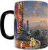 Morphing Mugs Disney - Aladdin - Princess Jasmine - A Whole New World - Thomas Kinkade - One 11 oz Color Changing Heat Sensitive Ceramic Mug – Ima...