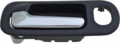 Dorman 82204 Front Driver Side Interior Door Handle Compatible with Select Honda Models, Chrome Lever; Black Housing...