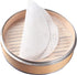 GUCUJI 12 Inch Silicone Bamboo Steamer Liners - Non-Stick, Reusable Steamer Mesh Mats for Steamed Buns, Dumplings, veggies, Dim Sum, Momo, Rice, a...