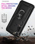 Androgate Moto G Stylus/Pro Case with Tempered Glass Screen Protectors, Ring Kickstand Car Mount, Shockproof Cover, Black...