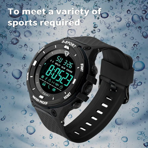 TOMI Mens Digital Watch - Sports Military Watches Waterproof Outdoor Chronograph Military Wrist Watches for Men with LED Back Ligh/Alarm/Date Gift...