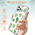 GiiKa for iPhone 12 Pro Max Case with Screen Protector, Clear Full Body Shockproof Protective Floral Girls Women Hard Case with TPU Bumper Cover P...