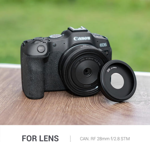 Metal Lens Hood for Canon RF 28mm f/2.8 STM Lens on Canon EOS R50 R100 Camera Replaces Canon EW-55, Compatible with 55mm Filter or Lens Cap...