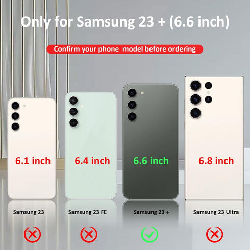 ADDIT Phone Case for S23 Plus Case Samsung Galaxy S23 Plus Phone Case, Military Grade, Heavy Duty, with Kickstand Ring, Support Magnet Car Mount f...