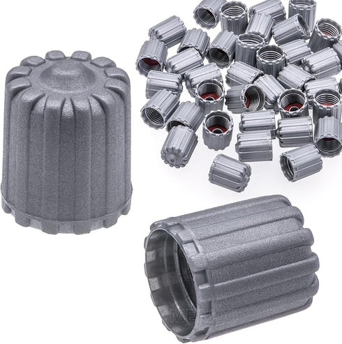 30PCS TPMS Tire Valve Stem Caps, Plastic Wheel Tire Valve Stem, with O-Ring Rubber Seal, Universal Tire Valve Stem Covers for Cars, SUV, Trucks, B...