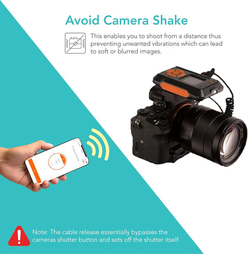 Foto&Tech 2.5mm C1 Remote Control Shutter Release Cable Cord, Compatible with Miops Trigger and Canon Rebel T8i T7i T6i T6S T5 T5i T4i EOS RP R M ...