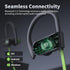 Bluetooth Headphones, Wireless Earbuds IPX7 Waterproof Bluetooth 5.3 Headphones with 16Hrs Playtime Stereo Bass Headsets with Mic Running Headphon...