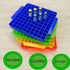 100 Slot Battery Storage Organizer, AA Battery Case Holder Storage Vault Container for Drawer Organization Holds 100 AA Batteries (Batteries Not I...