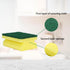 Sponges, Eco Non-Scratch Sponges Scrub Pads, Sponges for Cleaning Kitchen and Dish Cleaning,12 Scrubbing Sponges+ Draining Rack...