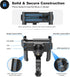 Upgraded Bike Phone Mount 360° Rotatable Universal Bicycle Motorcycle Scooter Bike Accessories Handlebar Phone Clip Holder for Any Smartphones Bet...