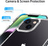 JJGoo Compatiable with iPhone 14 Case Clear, Transparent Shockproof Phone Case, Slim Anti-Scratch Hard PC Back Protective Cover Bumper, Clear...