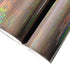 ZLIFA Light Brown Holographic Mirrored Patterned Faux Leather Sheets, 12"X53" Dotted Line Patterns PU Fabric Roll for Craft Sewing Bags...