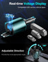 60W Multi-Port Car Fast Charger with Retractable Cable Car Cigarette Lighter Adapter, 4-in-1 Fast Charger for Smart Devices, Compatible with iPhon...
