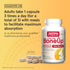 Jarrow Formulas BoneUp Three Per Day For Bone Support and Skeletal Nutrition, Includes Vitamin D3, K2 (as MK-7) and 1000 mg of Calcium Per Day, 18...