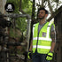 Reflective Vest Mesh, High Visibility Vest with Pockets and Zipper, Construction Work Vest ANSI Class 2,Yellow Mesh S...