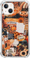 Autumn Collage Pumpkin Witch Halloween Case for iPhone 13, Retro Aesthetic Pumpkin Case for iPhone 13 for Girls Women Men, Cool Trendy TPU Bumper ...