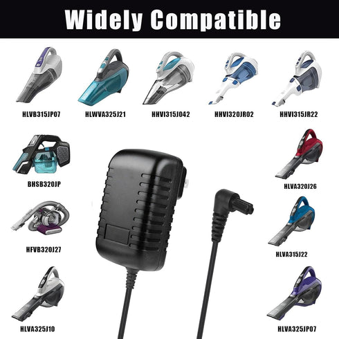 15V Charger for Black and Decker 90627870 Dustbuster Handheld Vacuum HHVI315JO42 HHVI325JR22 HHVI320JR02 HLVA315J22 HLVB315JA26 S003AQU1500015 Cha...
