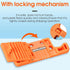 (2pcs) A-05 Orange Fiber Optic Stripper Tube Stripper Cable Ribbon Stripper 1.9-3.0mm with 1 spare blade Loose Buffer longitudinal Tube Stripper W...
