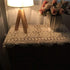Damanni Rectangular Cotton Handmade Crochet Lace Table Runner Doilies Table Dresser Scarf Décor,16 Inch by 47 Inch?Beige...