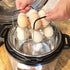 Stackable Egg Steamer Rack, BiaoGan Egg Cooking Rack with Heat Resistant Silicone Handles Compatible with Instant Pot Accessories 6,8 Quart, 14 Eg...