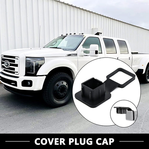 Trailer Hitch Cover Plug Cap Insert Fits 2" Receivers Black Receiver Tube Hitch Plug for RV SUV and Cars by Cenipar...