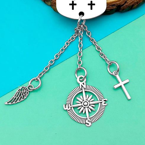 Christian Hanging Ornament for Car Religious Faith Gifts for Women Men Bible Verse Hanging Ornaments Car Pendant for Home Vehicle Christmas Birthd...