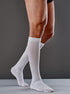 FUTURO Anti-Embolism Knee Length Stockings, Large Regular, White, Moderate (18 mm/Hg)...