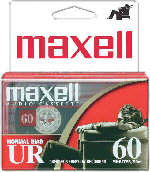 Maxell 109024 60 Minute Storage Capacity Normal Bias Type Flat Packs 2 Pack Cassettes...