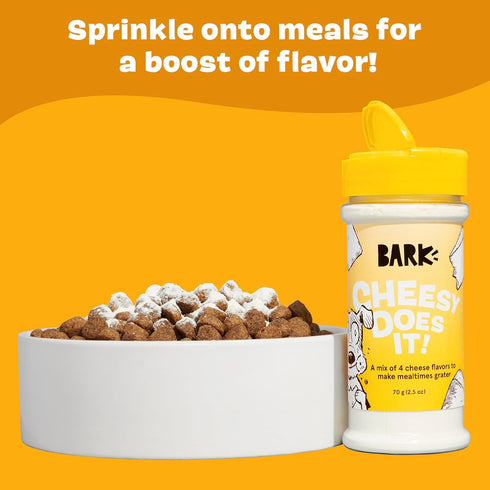 Barkbox – Cheesy Does It! – Dry Dog Food Toppers with High Protein, Limited Ingredients – Meal Flavor Enhancer for Large & Small Breeds – 2.5 Oz...