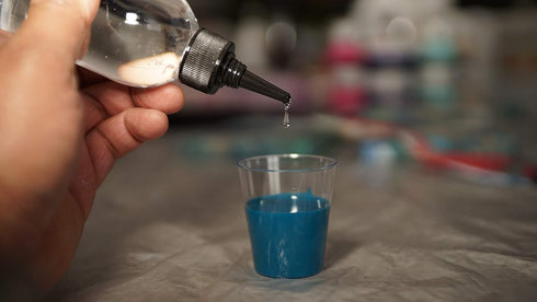 Dimethicone Acrylic Silicone Oil for Pouring, 4 Ounces, 1000cSt, for Artists - Non-Toxic, 100% Pure Liquid Oils to Create Cells in Paintings - Pro...