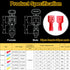 smseace 150Pcs Spade Connectors Kit 22-16AWG Male/Female wire Spade connectors Nylon Spade Quick Connect/Disconnect Connectors Electrical Spade Co...