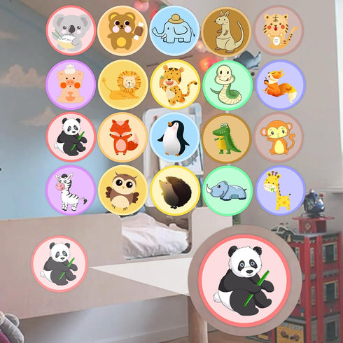 20 Pack Zoo Animal Carpet Spots Markers Sticker Classroom Floor Dots Label 4 Inch-Teacher Supplies Carpet Circles for Elementary School Kindergart...