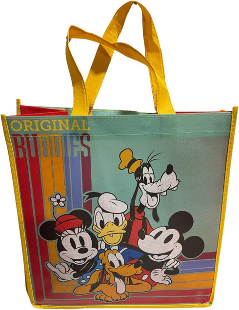 Mickey Mouse and Friends Vintage Large Reusable Tote Bag...