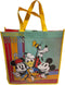Mickey Mouse and Friends Vintage Large Reusable Tote Bag...