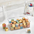 mDesign Plastic Household Storage Bin Box Organizer Container with Hinge Lid for Kitchen, Office, Bathroom, Bedroom, Hold Food, Snacks, Makeup, To...