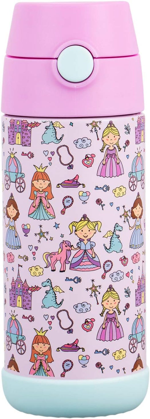 Snug Insulated Kids Water Bottle with Straw & Spout – Double-Wall Stainless Steel, Leakproof, Easy-Flip Lid – For School, Travel, Toddlers & Big K...