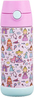 Snug Insulated Kids Water Bottle with Straw & Spout – Double-Wall Stainless Steel, Leakproof, Easy-Flip Lid – For School, Travel, Toddlers & Big K...