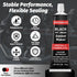RTV Silicone Gasket Maker, High Temp Silicone Resist Oil, Anti-Freeze RTV Silicone Sealant for Engines, Gearboxes, Pumps, Superchargers (Transpare...