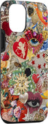 iPhone 13 Vintage Mosaic Charm Mosaic Tiles Mosaic PC Art Eye Sun Case...
