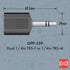 Hosa GPP-359 Dual 1/4 Inches TRS Female to 1/4 Inches TRS Male Adapter...
