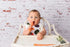 Baby Bib Large Toddler Burpy Absorbent Feeding Reflux Drool Teething Snap Button (Veggies)...
