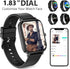 Smart Watch for Man/Women Fitness Tracker SmartWatch for Android/iOS Phones 1.83" Full Touch Screen with Heart Rate/Sleep Monitor, Step Counter, I...