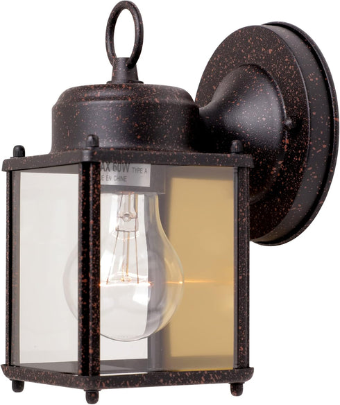 Designers Fountain 1161-RP Porch Outdoor Wall Lantern Sconce, 8in H, Rust Patina...