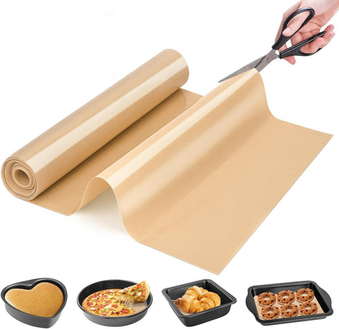 Silicone Baking Mat Roll - Best German Silicone - Heat Resistant Baking Macaron Bread Mat, Non-stick Pastry Mat, Reusable Dough Rolling Mat, Non S...